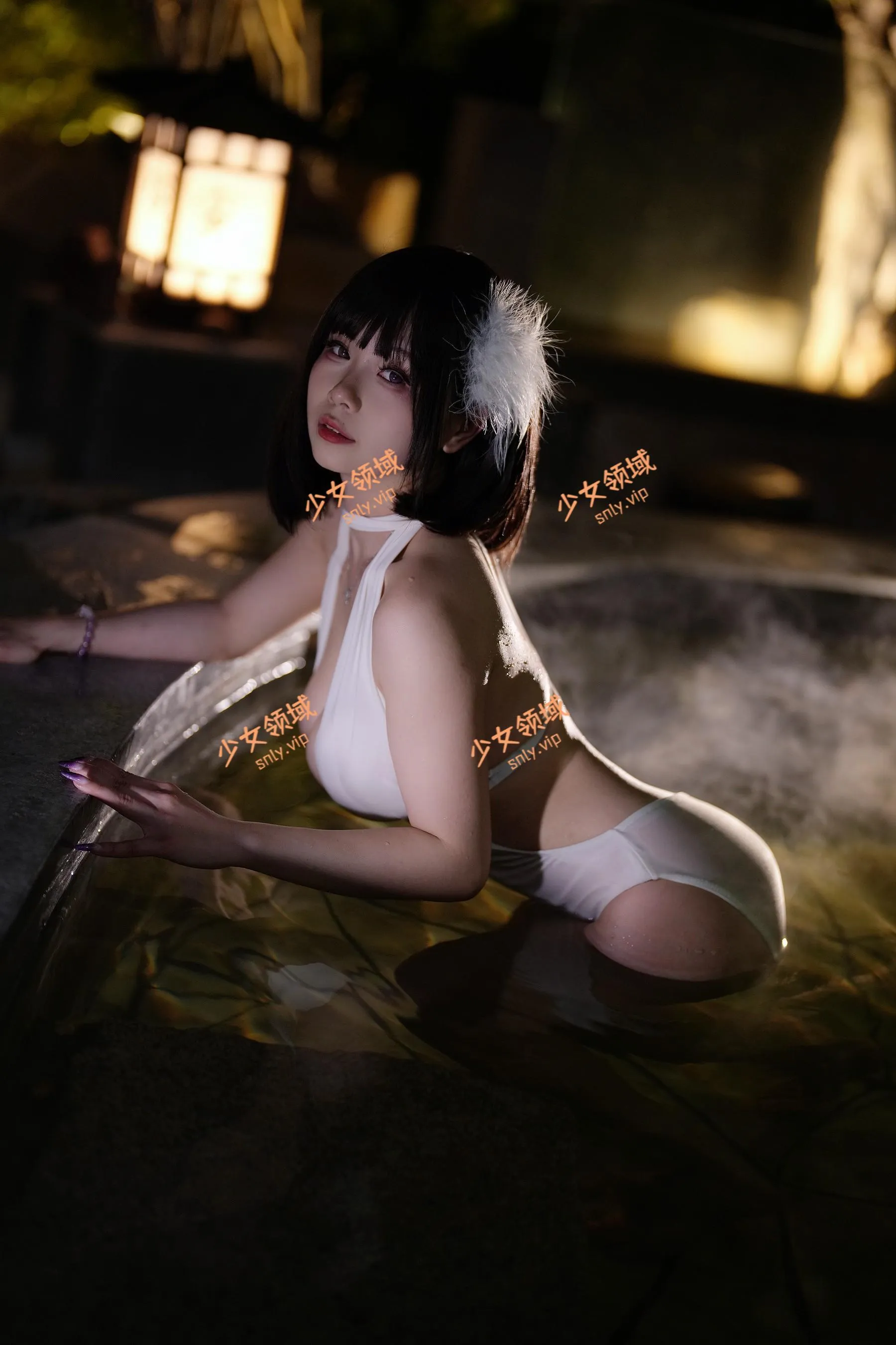末夜787 – NO.11 夏日白色泳装 [24P]插图3